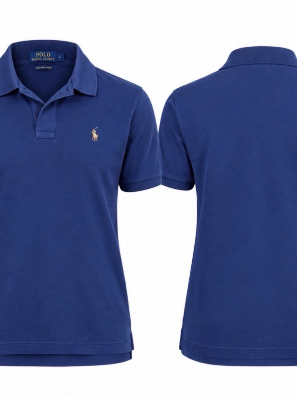 Polo by Ralph Lauren Men’s Polo Shirt - Royal Blue with Gold Pony